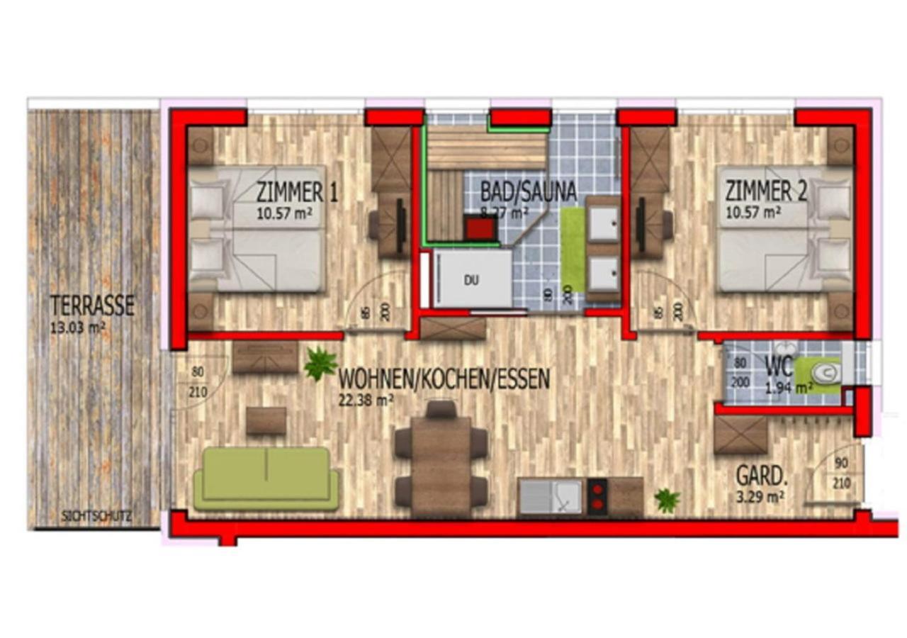 Apartmenthaus Strasswirt De Luxe Tröpolach Buitenkant foto